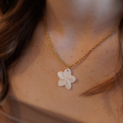 Flower Halskjede Gold