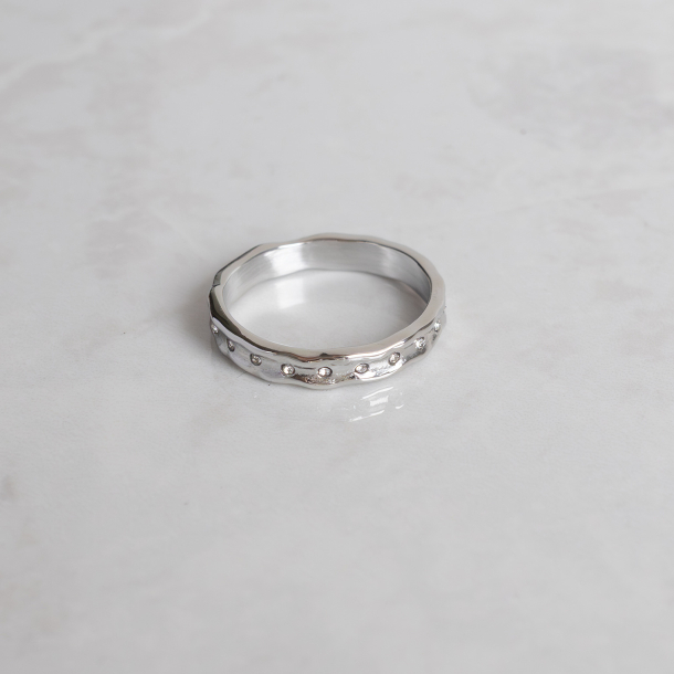 Farrah Eternal Silver Ring