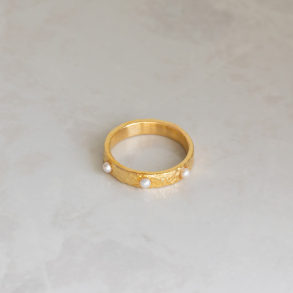 Pearl Gold Ring