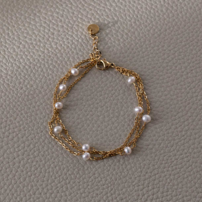 Pearl Kissed Layers Armbnd