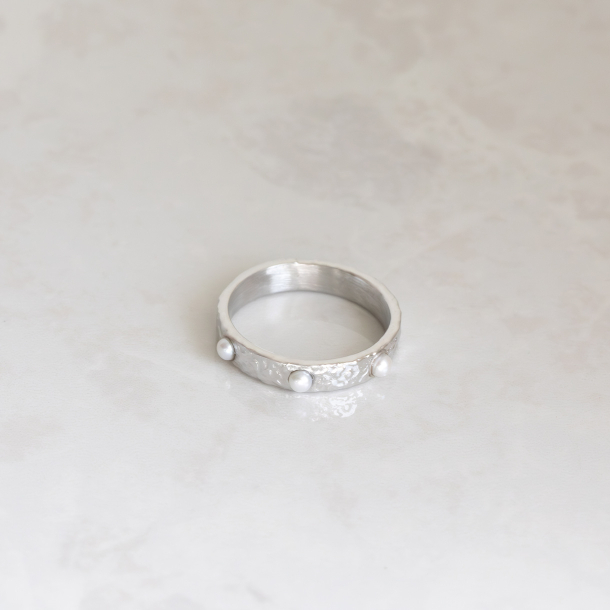 Pearl Silver Ring