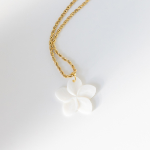 Flower Halskjede Gold