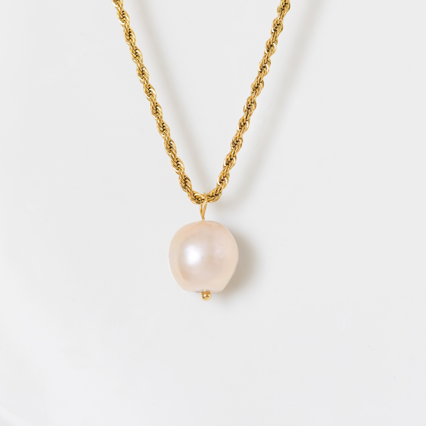 Solitaire Blush Halskjede