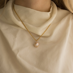 Solitaire Blush Halskjede