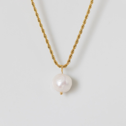 Solitaire Ivory Halskjede