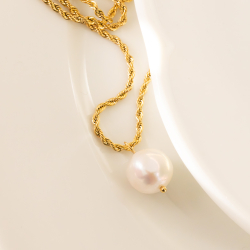 Solitaire Ivory Halskjede