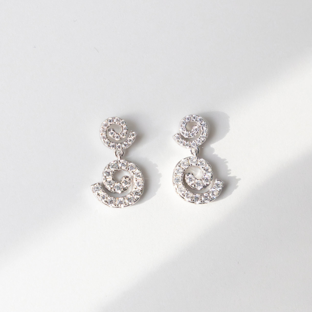 Spiral Drop Silver