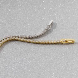 Tennis Armbnd Silver